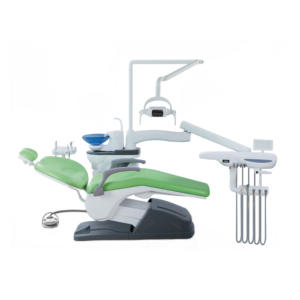 Professional Manufacturer Supply CE ISO Certified <strong>Dental</strong> <strong>Chair</strong> <strong>Unit</strong> Electric with 3-Way Syringe and Oral LED Curing Light - Product Image 3