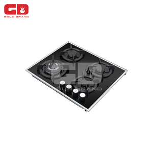 Cocina doméstica <span class=keywords><strong>integrada</strong></span> con 4 quemadores, <span class=keywords><strong>encimera</strong></span> de <span class=keywords><strong>gas</strong></span> de vidrio templado con espejo integrado - Product Image 4