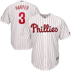 FOXA Bryce Harper Philadelphia Phillies Maillot blanc Cool Base pour jeunes garçons de 8 à 20 ans - Product Image 1