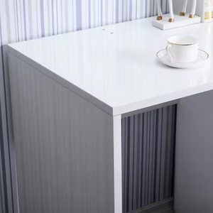 Comò Bianco Stile Fabbrica YIFAN con 5 Cassetti, Tavolo Adatto per Camera <span class=keywords><strong>da</strong></span> Letto di Ragazze - Product Image 3