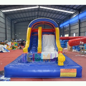 Tobogán Acuático Inflable Comercial Colorido con <span class=keywords><strong>Piscina</strong></span>, Diseño Gratuito, Gran Venta, <span class=keywords><strong>Alquiler</strong></span> de Tobogán Acuático Inflable con <span class=keywords><strong>Piscina</strong></span> - Product Image 3
