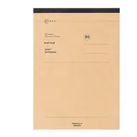 Deli WB540 Spiral Draft Notebook Blank Partition iertes Mathematik berechnungs papier mit Augenschutz für das Zeichnen von Schülern
