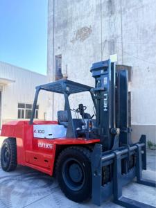 Carretilla elevadora de 10 toneladas Heli, carretilla elevadora de combustión interna diésel, accesorios de venta, precio, medidores, posicionador de horquilla, Joystick - Product Image 2