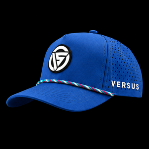 OEM Custom Leather Patch Men <b>Women</b> Laser Perforated Rope Golf Hat Company Promotion Business Group Baseball <b>Cap</b> - Product Image 5