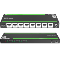 Divisor de 48Gbps 1x8 HDMI 1 en 8 salidas 8K Divisor HDMI de 8 puertos para monitor de TV