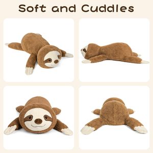 Peluche a forma di bradipo da 24 pollici, 5 libbre, in peluche corto, giocattolo per bambini, regalo - Product Image 6