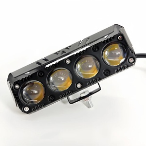 12V 24V Motorcycle LED Spotlight Strobe Flash Moto Headlight White Yellow Two Colors ATV 4X4 Off Road LED Fog <strong>Driving</strong> <strong>Lighting</strong> - Product Image 2