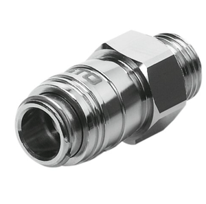 ข้อต่อลมแบบเร็ว Festos KD3-1/8-A 2142 ของแท้ พร้อมเกลียวตัวผู้ G1/8 มีสินค้าในสต็อก - Product Image 1