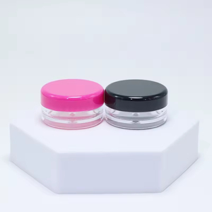 3g 5g <b>Small</b> Round Clear Cream Jar Plastic Pot Box Transparent Cosmetic Sample <b>Container</b> with Lids - Product Image 4