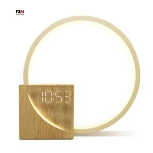 Sveglia <span class=keywords><strong>IBN</strong></span> Personalizzata per Bambini con Simulazione Naturale dell'Alba, Lampada con Luce Ambientale, Rumore Bianco e Carillon - Product Image 1