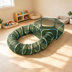 Enclos extérieur pour chat Catio, grande barrière en filet pour chien, tente pour animaux avec tunnel, tente tunnel pour animaux, enclos extérieur pour chien avec fenêtre pour chat - Product Image 4