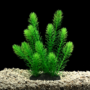 אקווריום אביזרי מלאכותי פלסטיק צמח טוב באיכות גדול צמח לאקווריום אקווריום סיטונאי - Product Image 1