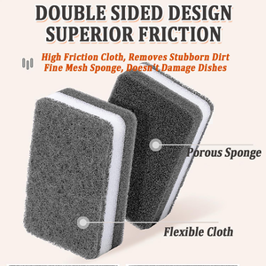 Wavy Cellulose Sponge Scourer Kitchen Usage Cleaning Ball Customized Paper Card Packing Powerful Kitchen Cleaning - Product Image 4
