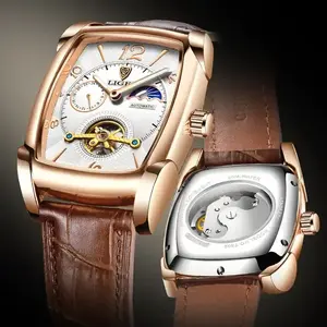 <span class=keywords><strong>Lige</strong></span> 8949 <span class=keywords><strong>Reloj</strong></span> de diseño de negocios de moda <span class=keywords><strong>Reloj</strong></span> Montre Hombre Jam Tangan Cronógrafo <span class=keywords><strong>Reloj</strong></span> mecánico automático resistente al agua para hombres - Product Image 2