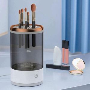 USA Mairun 823 Limpiador Automático Eléctrico de Brochas de Maquillaje Portátil para Mujer, Soporte Secador de Sombra de Ojos, Herramientas de Belleza en Stock - Product Image 1