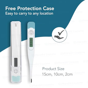 Thermomètres numériques cliniques médicaux rigides pour la fièvre orale, rectale et axillaire chez l'adulte et le bébé, certifiés, prix de gros usine, EN STOCK - Product Image 4