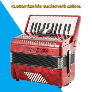 Ventes directes d'usine d'accordéon professionnel de <span class=keywords><strong>clavier</strong></span> diatonique 48 basses dans diverses couleurs de bois - Product Image 3