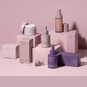 50g 20ml 30ml 50ml 100ml Lotion de soin de la peau crème bouteille en verre bouteilles et bocaux cosmétiques ensemble d'emballage cosmétique avec pompe - Product Image 4