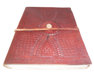 Journal vintage en cuir personnalisé en cuir véritable fait à la main journal exclusif en cuir de pierre précieuse pour les voyageurs - Product Image 2