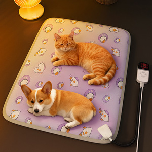 Pet <b>Electric</b> <b>Blanket</b> Heating Pad Rectangle Constant Temperature Cat <b>Dog</b> Winter Mat Spot Clean Polyester Fiber - Product Image 1
