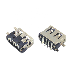 4핀 암 커넥터(짧은 몸체, 수평 SMT 장착형) USB 커넥터(PCB 보드용)를 입력하세요. - Product Image 1