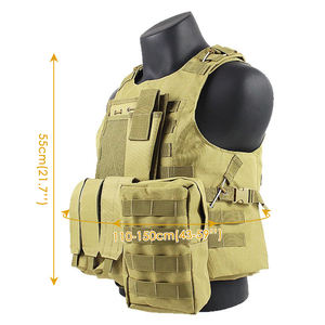 Chaleco Táctico de Seguridad BSCI, Multifuncional, con Liberación Rápida, para Entrenamiento al Aire Libre y Caza - Product Image 2