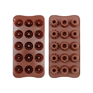 15-Hole <b>Silicone</b> 3D Sustainable Cake Tools <b>Baking</b> Mold <b>Tray</b> for Products Chocolate Decorative Number Moulds - Product Image 6