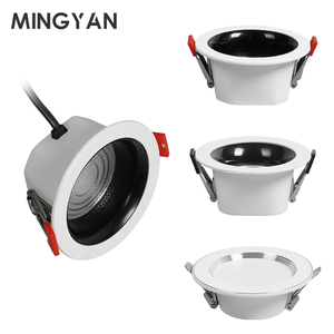 <span class=keywords><strong>New</strong></span> hiện đại 3 màu sắc sắt nhúng cài đặt văn phòng trong nhà Downlight đèn tại chỗ <span class=keywords><strong>LED</strong></span> có thể điều chỉnh Downlight - Product Image 1