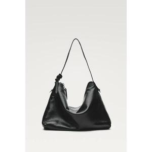 Sac à main tendance en similicuir pour femme avec deux poignées, accent pompon et fermeture éclair, idéal pour le bureau et les voyages - Product Image 5