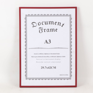 A3 WPC <strong>Frame</strong>, A3 <strong>Plastic</strong> <strong>Frame</strong>, A3 <strong>Document</strong> <strong>Frame</strong> 29.7x42cm - Product Image 6