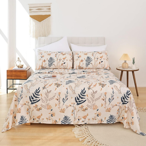 Ensemble de literie 3 pièces en coton biologique et polyester | Linge de lit doux et écologique OEKO-TEX certifié pour la maison et l'hôtel - Product Image 6