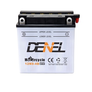 DENEL-arrancador <span class=keywords><strong>de</strong></span> batería 12n103b <span class=keywords><strong>aki</strong></span> 12N9-4B, baterías <span class=keywords><strong>de</strong></span> plomo ácido 12v 9ah, batería recargable para motocicleta - Product Image 2