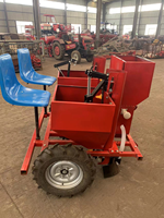 Planteuse de pommes de terre à 2 rangées avec double boîte de vitesses, machines de plantation à haut rendement