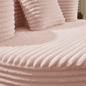 Fauteuil simple moderne en flanelle compressée, rembourré, durable, modulaire, pour villa et appartement, fauteuil-lit sans accoudoirs avec dossier coussiné - Product Image 5