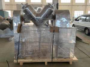 Mezclador en V industrial 100L-3000L de capacidad para producción de alimentos y productos químicos con construcción de acero inoxidable - Product Image 3