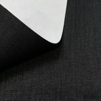 Nouvelle conception de semelle intérieure élégante en tissu non tissé noir RPET, tissu polyester non tissé Stitchbond pour doublure de chaussures
