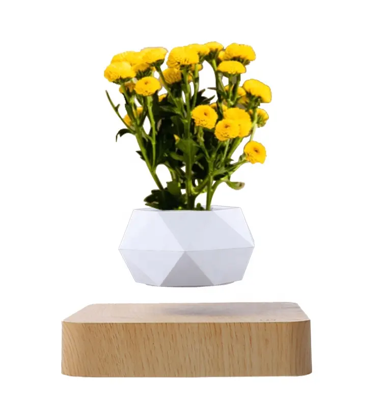 Gardening Home Desktop Office Windowsill Indoor Decoration Gift Magnetic Floating Levitating Flower Pots