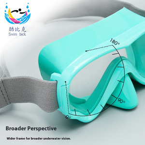 Ensemble masque et tube respiratoire pour enfants, deux fenêtres en plastique anti-buée pour les sports nautiques, à partir de 6 ans - Product Image 2