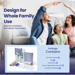वयस्कों के बच्चों के लिए हाइजीन टचलेस थर्मामीटर उम्र, तेजी से तापमान पाठक - Product Image 5