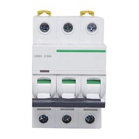 Disjoncteur miniature intelligent IC65N C63A 1 pôle 6A 10A 16A 20A 25A 32A 40A pour la protection domestique