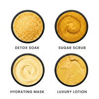 Kit de Pédicure Spa à l'Arôme de Mangue en Gros, Marque Privée, Logo Personnalisé, Produits de Soin des Pieds en 4 Étapes pour Acheteurs Mondiaux de Produits de Beauté