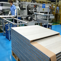 Ligne de production automatisée pour cadre en aluminium de module photovoltaïque, ligne de découpe et de rivetage automatique pour cadres de panneaux solaires, fenêtres et portes