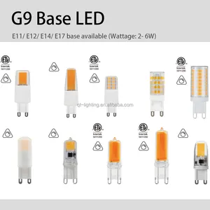 Bombilla LED tipo mazorca, 3W, 5W, 12V, CA/CC, GY6.35/ G6.35 G8 GU4, Base tipo JC bi-pin