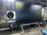 Pantalla Táctil Interactiva Inteligente de Gran Tamaño D-LED de 110 Pulgadas con 20 Puntos Táctiles IR y Pizarra Blanca