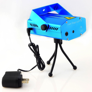 屋内赤緑ミニレーザーライト5wメタルデザインスタープロジェクターシャワーホームパーティーナイトクラブクリスマスパティ - Product Image 1