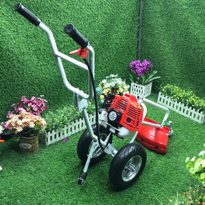 Garden <b>Cultivator</b> Micro Tiller Gasoline Engine Red Multifunctional For Yard Lawn Care - Product Image 1