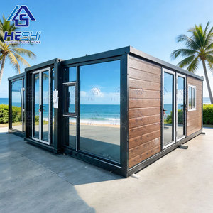 บ้านคอนเทนเนอร์สำเร็จรูปขนาด 40 ฟุต 20 ฟุต แบบขยายได้ 1 2 3 4 5 ห้องนอน บ้านหรูหรา ราคาประหยัด บ้านโมดูลาร์ บ้านพักสำหรับผู้สูงอายุ - Product Image 1