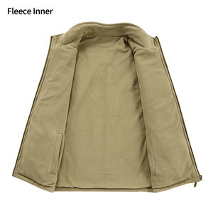 도매 야외 가역 양털 방풍 및 따뜻한 캐주얼 남성 조끼 - Product Image 2