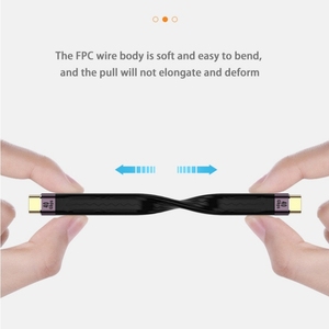 Ngắn <span class=keywords><strong>USB</strong></span> C cableusb C để C ft cáp linh hoạt hỗ trợ thunbolt 4/3, usb4, PD 100W sạc nhanh, 8K video, 40gbps truyền dữ liệu - Product Image 5