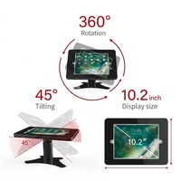 Comptoir sécurisé 360 degrés de rotation pivotante Tablette PC Stand Affichage Tablette Stand pour Ipad 10.2 "